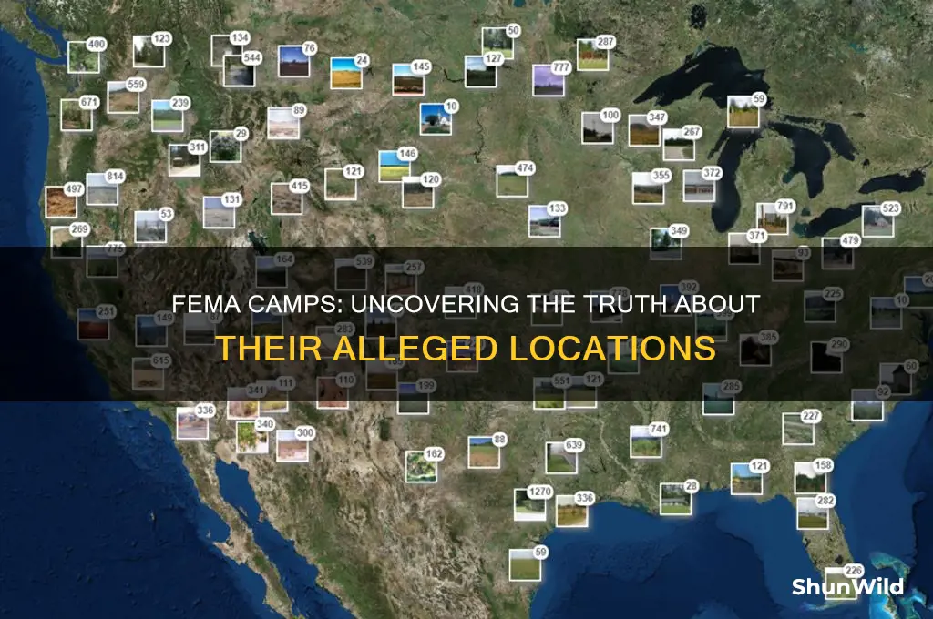 where are the fema concentration camps located