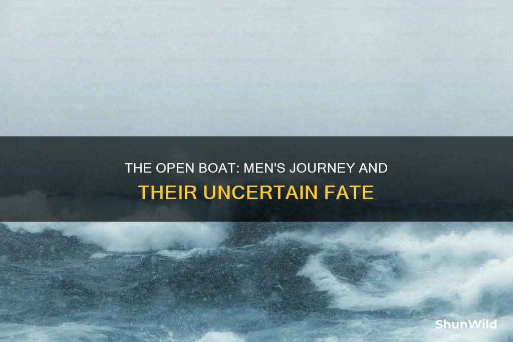 where are the men heading in the open boat