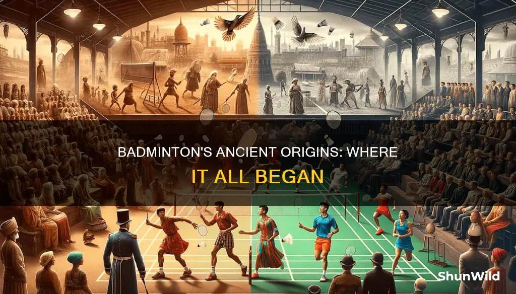 where badminton was played hundreds of years ago