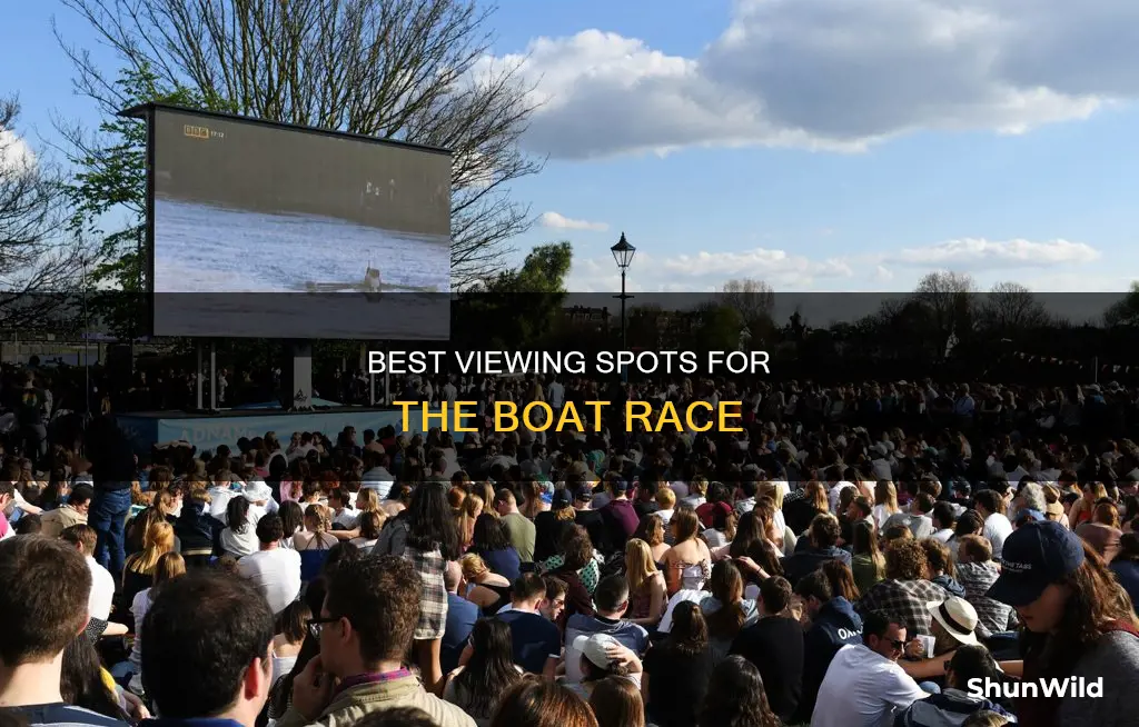 where best to watch the boat race