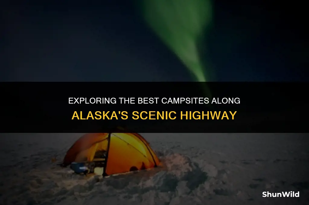 where camp along alaska highway
