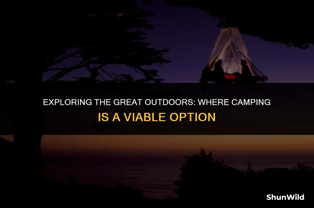 where camping is a viable