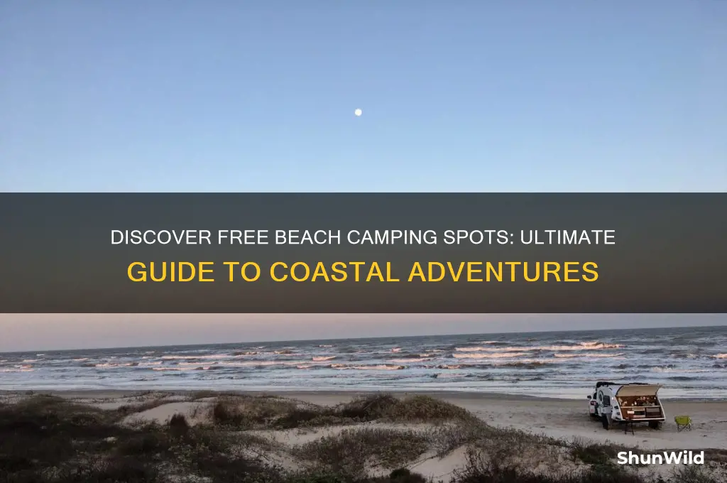 where can i camp on the beach for free