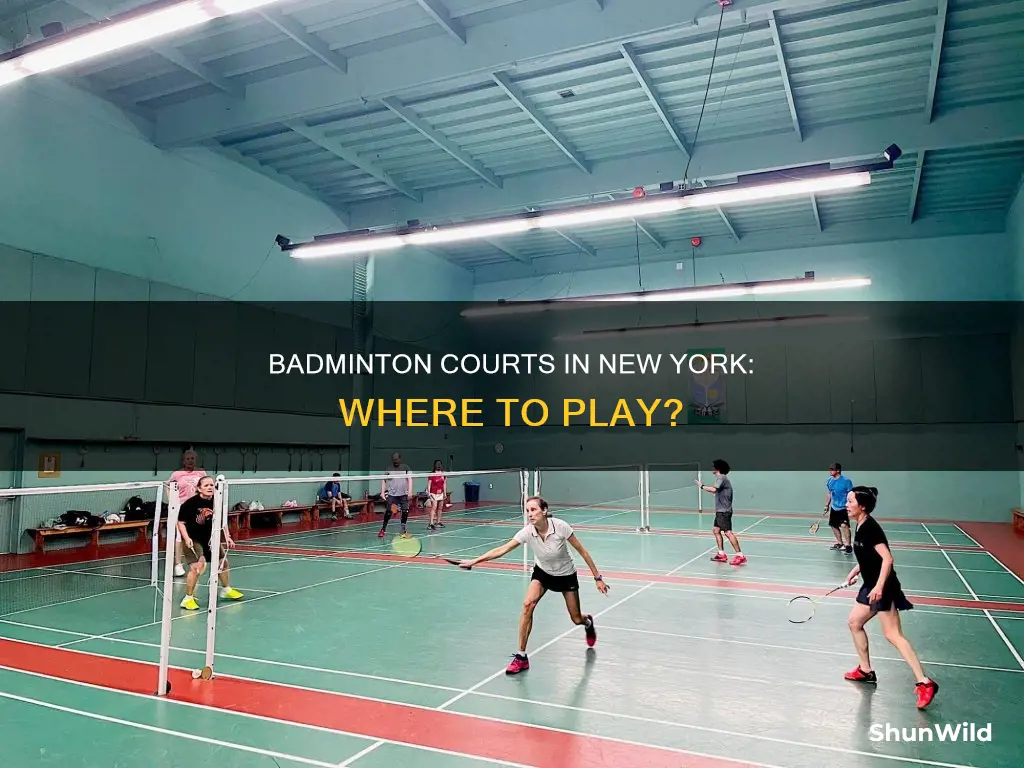 where can i find badminton courts in new york