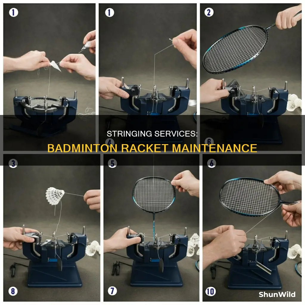 where can i find place to string a badminton racket