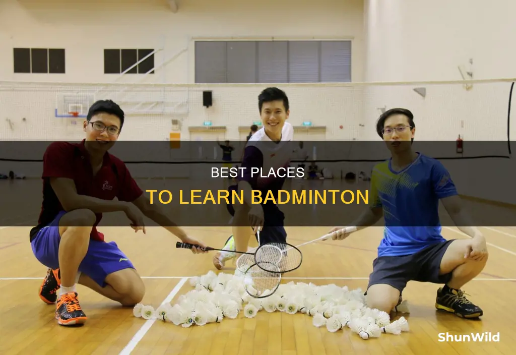 where can i learn to play badminton
