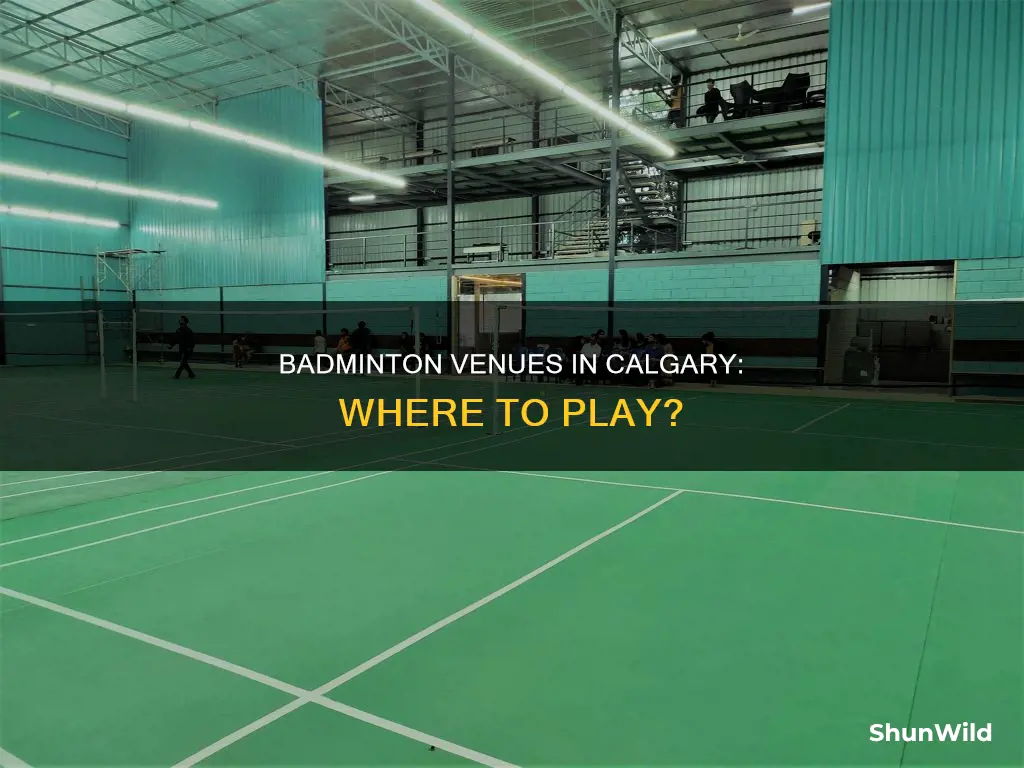 where can i play badminton in calgary