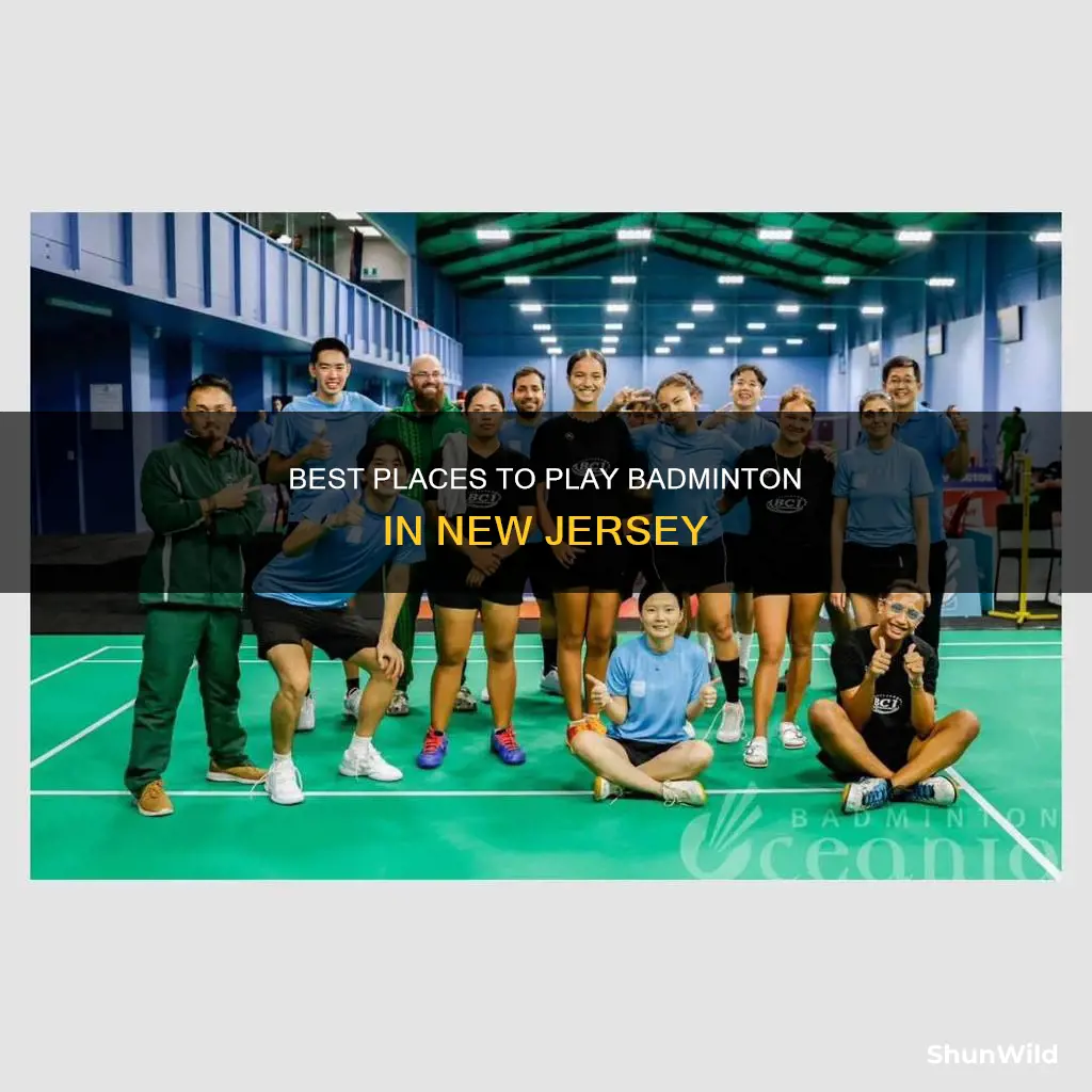 where can i play badminton in new jersey