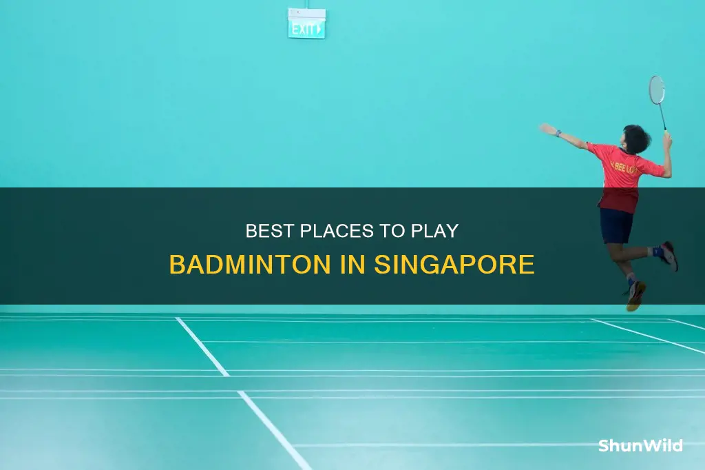 where can i play badminton in singapore
