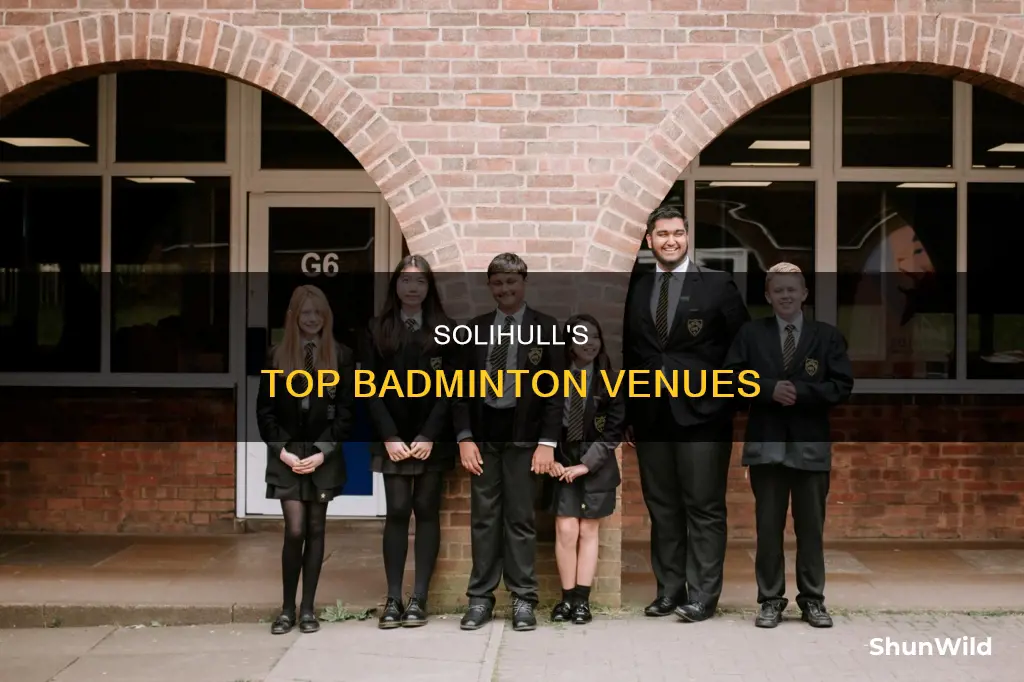 where can i play badminton in solihull