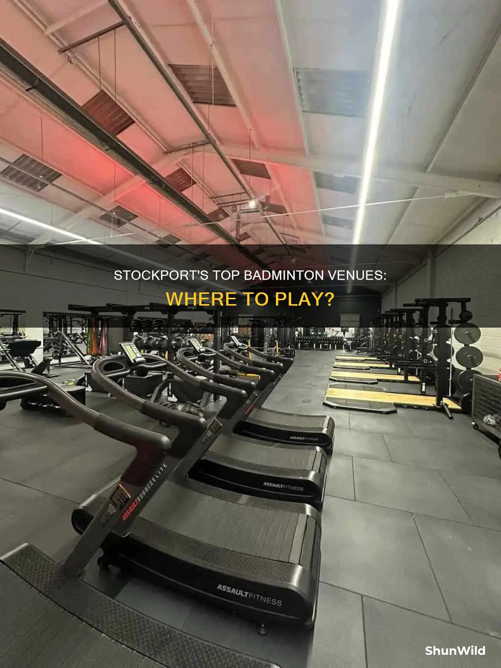 where can i play badminton in stockport