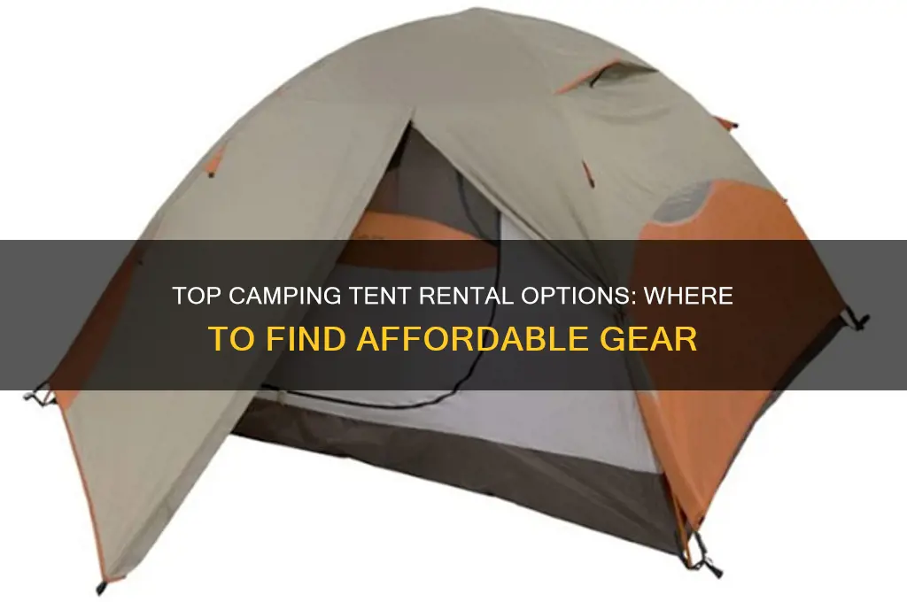 where can i rent a camping tent