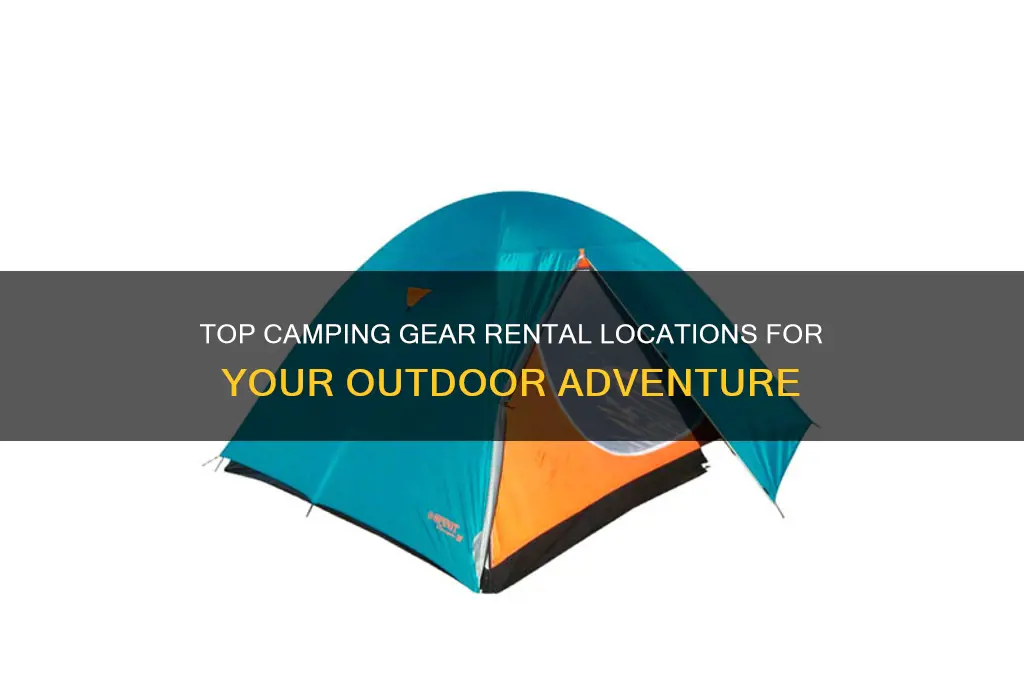 where can i rent camping gear
