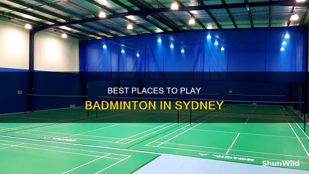 where can play badminton in sydney
