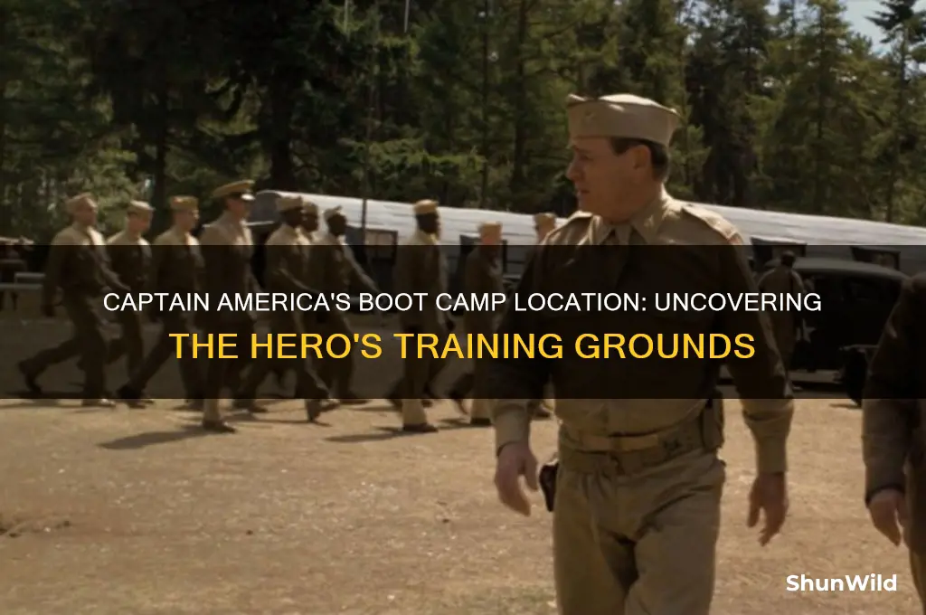 where did captain america go to boot camp
