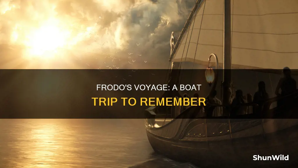 where did frodo go on the boat