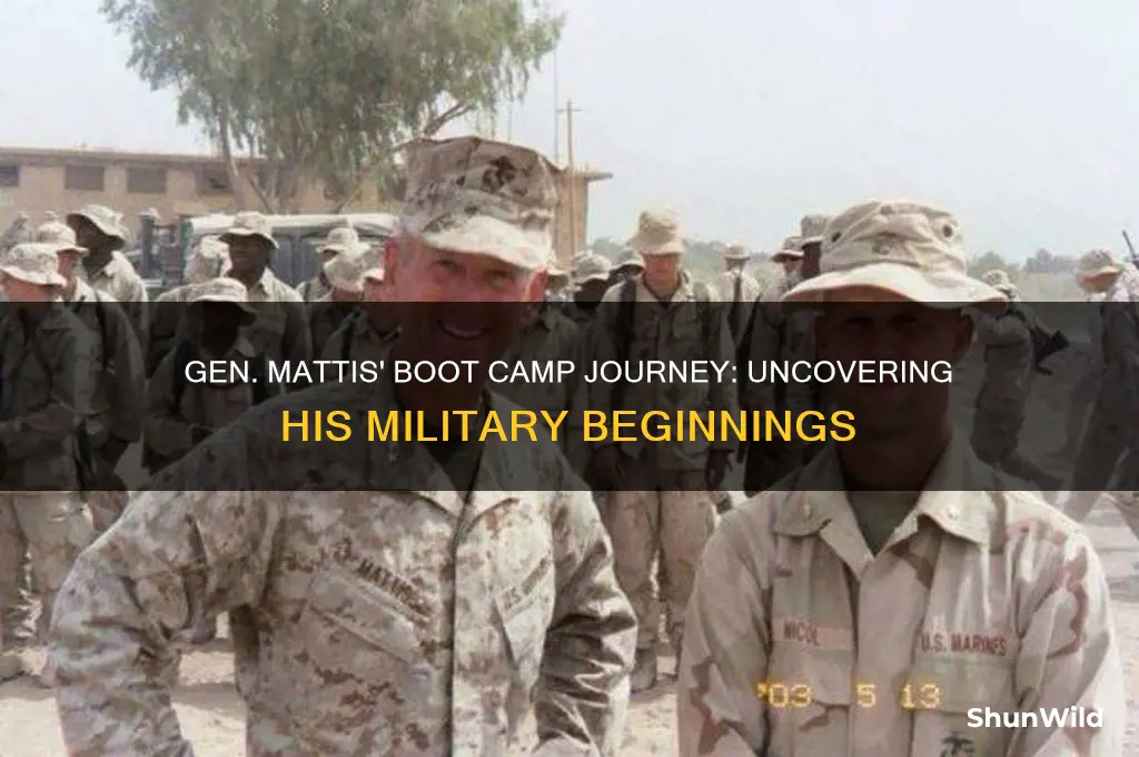 where did gen mattis go to boot camp