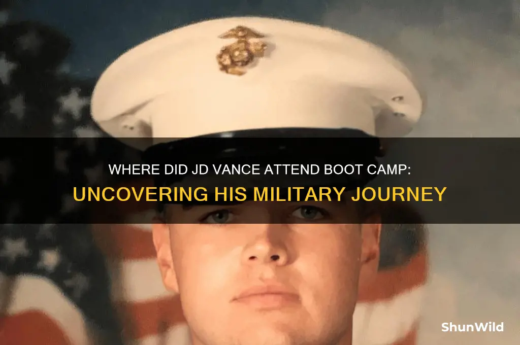 where did jd vance go to boot camp