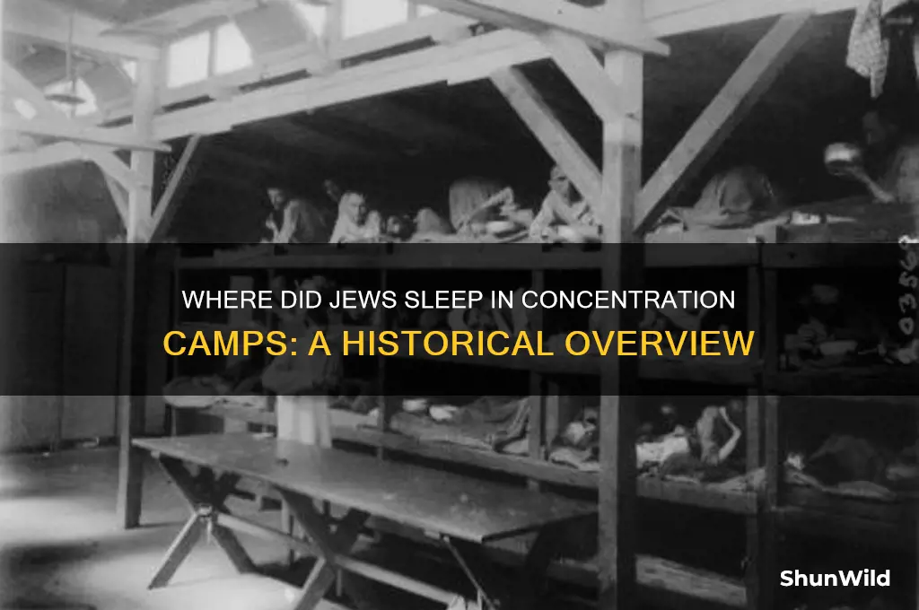 where did jews sleep in concentration camps