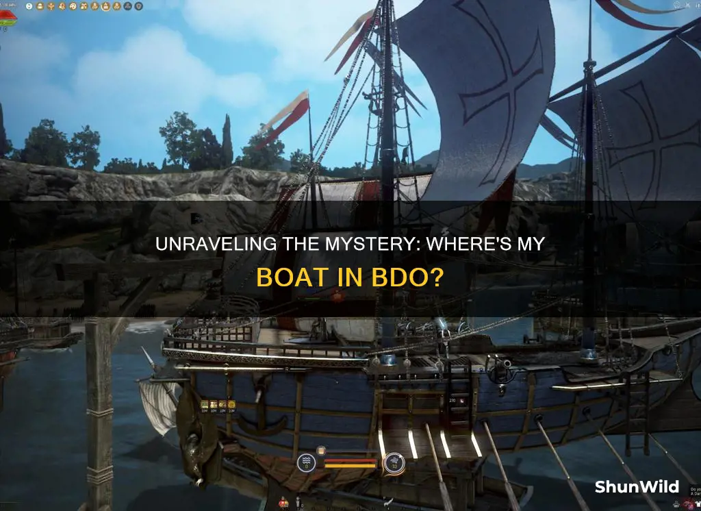 where did my boat go in bdo