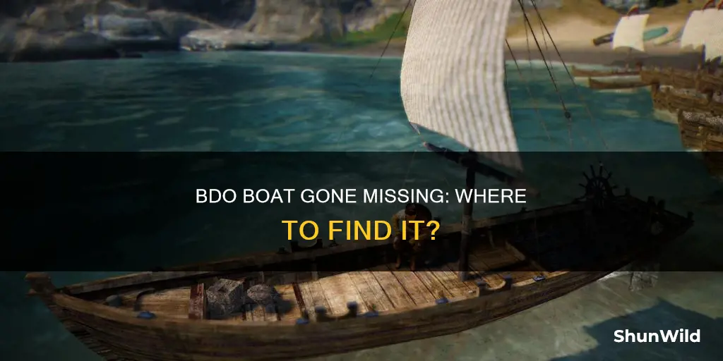 where did my boat go in bdo