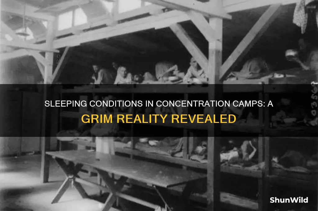 where did people sleep in concentration camps