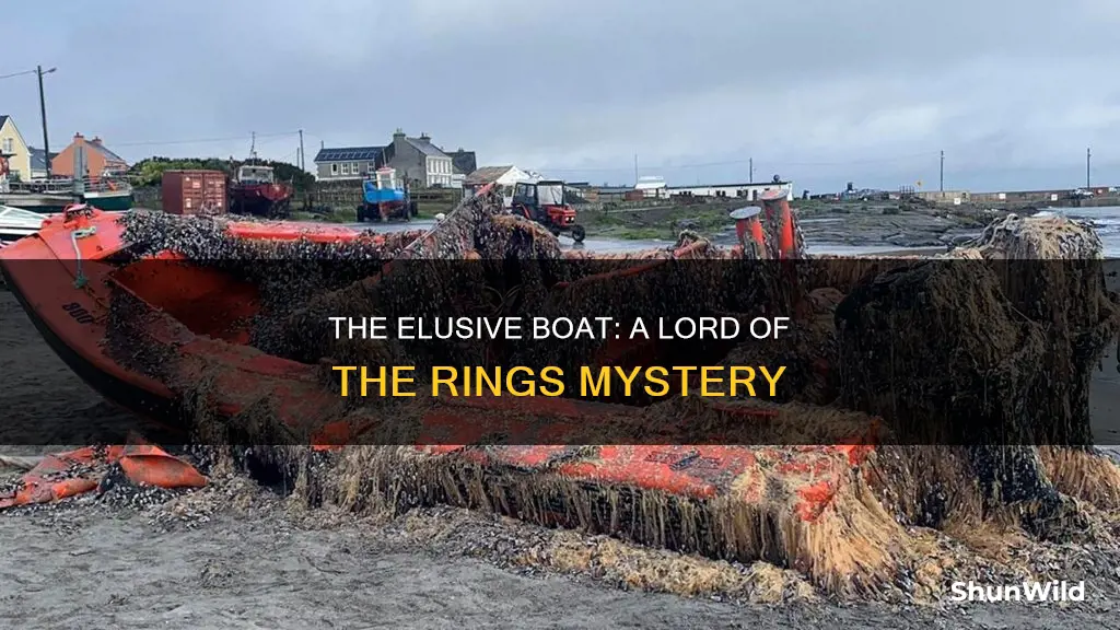 where did the boat go in lord of the rings