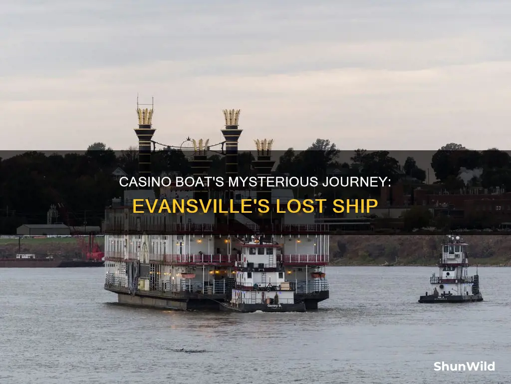 where did the evansville indiana casino boat go