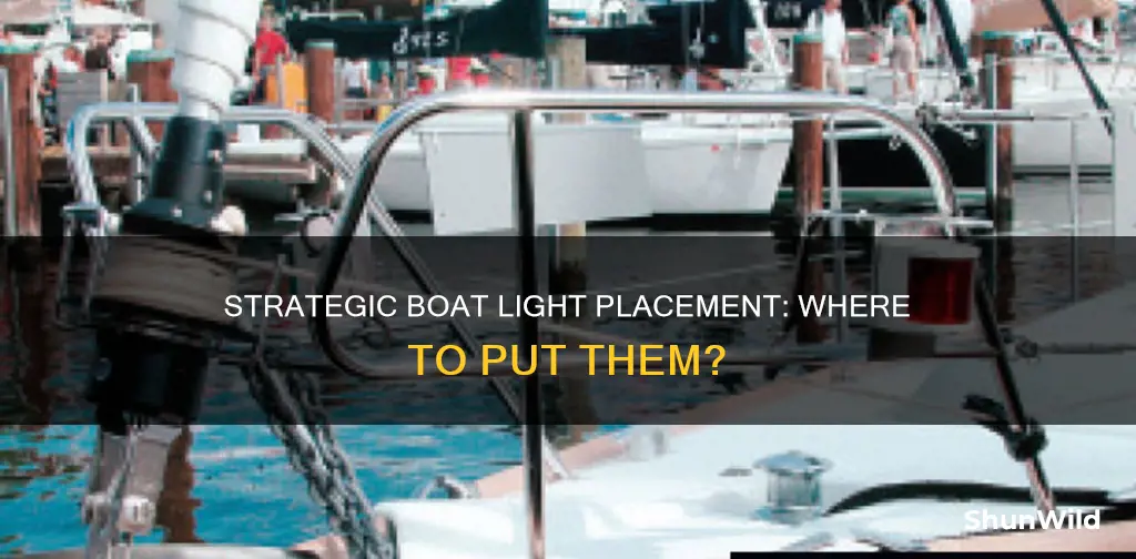 where do boat lights go