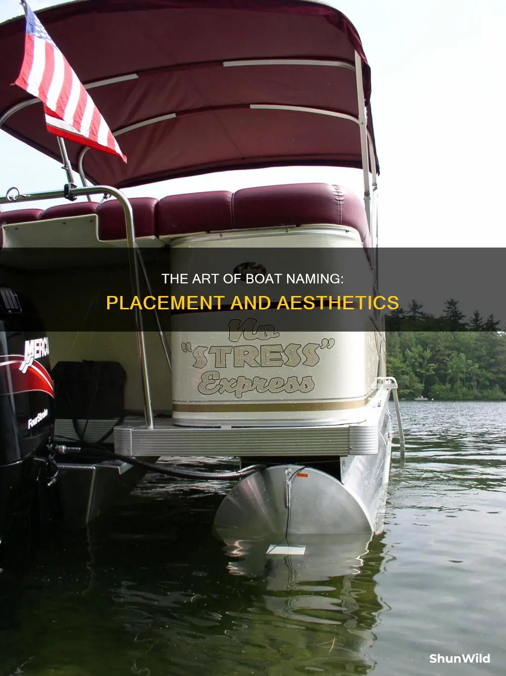 where do boat names go
