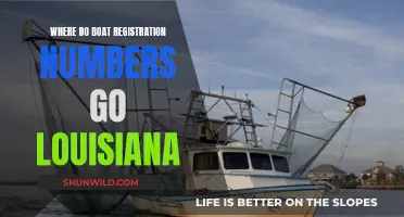 Louisiana Boat Owners: Place Registration Numbers Here
