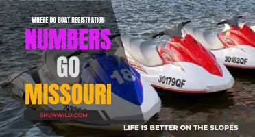 Missouri Boat Owners: Placement of Registration Numbers
