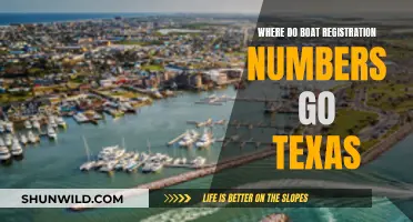 Boat Registration in Texas: Number Placement and Requirements