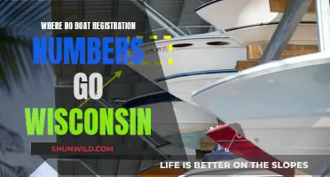 Boat Registration in Wisconsin: Where to Place Numbers