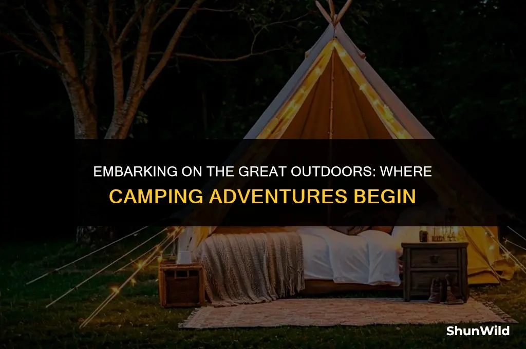 where do camping begin