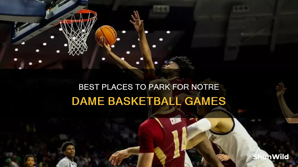 where do hou buy notre dame mens basketball parking oasses