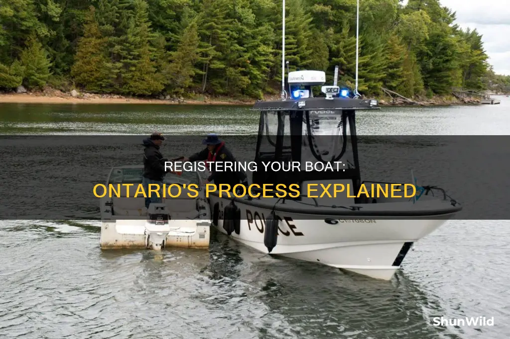 where do I go to register my boat in ontario