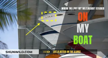 Placement of Watercraft Stickers: A Guide for Boat Owners