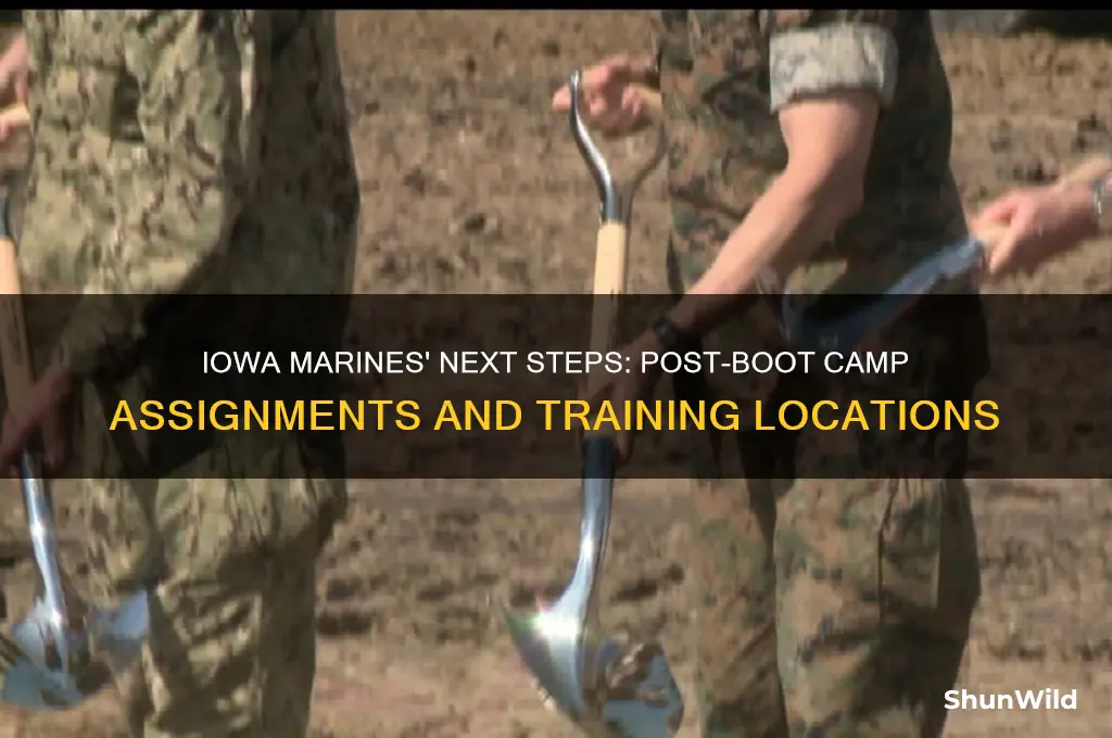 where do iowa marines go after boot camp