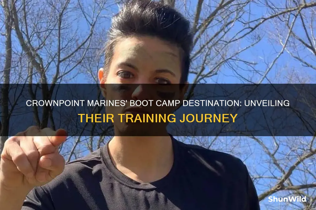 where do marines from crownpoint in go to boot camp