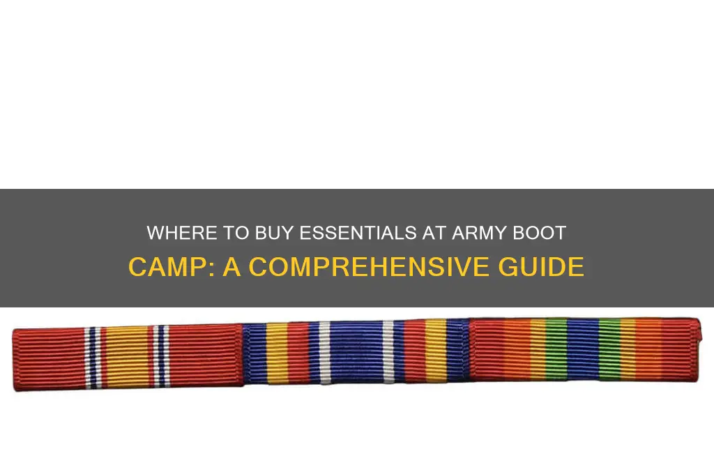where do you buy your stuff at army boot camp