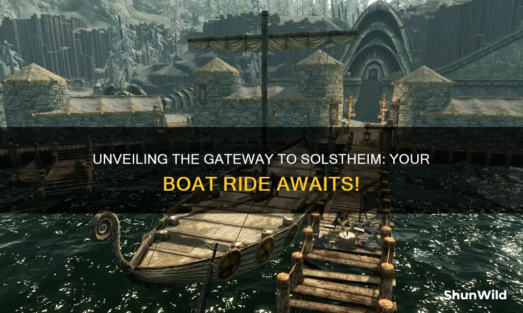 where do you find the boat to go to solstheim