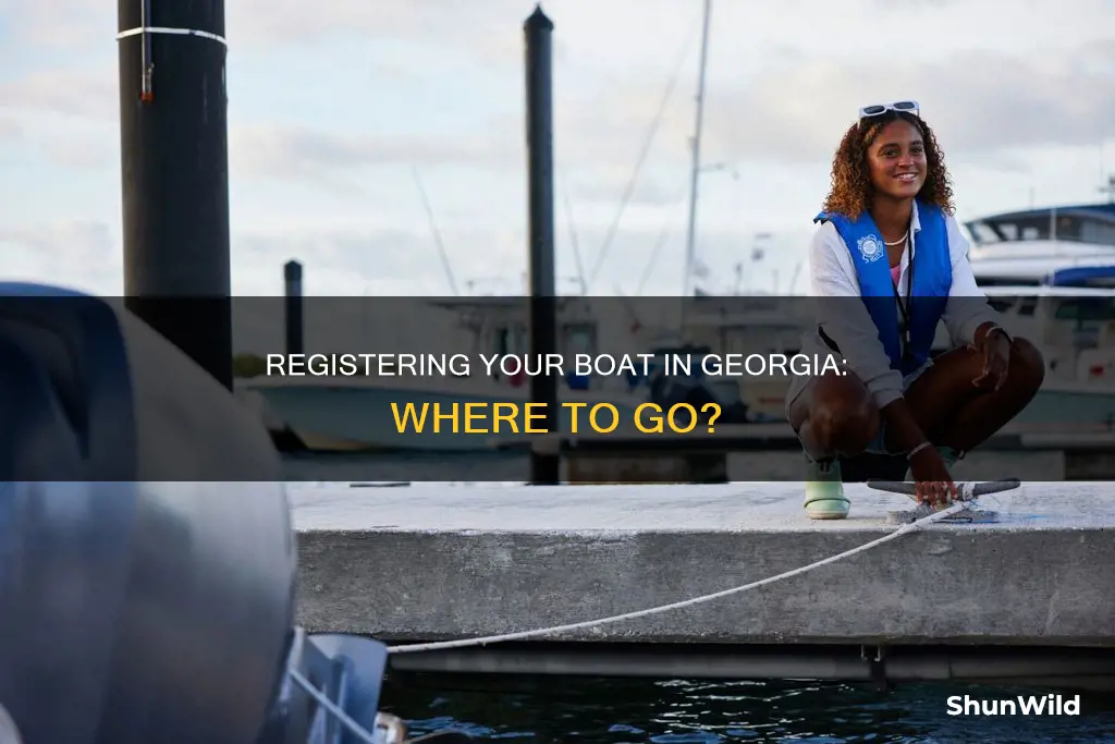 where do you go to register a boat in Georgia