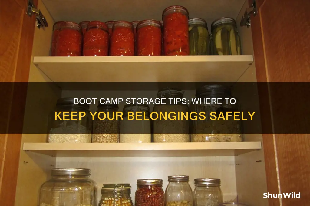 where do you keep your things during boot camp