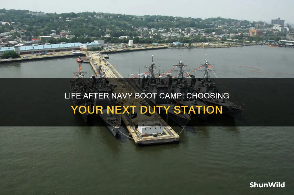 where do you live after navy boot camp