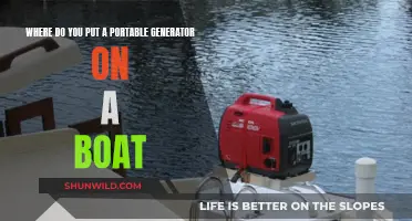 Portable Generator Placement: Boat Edition