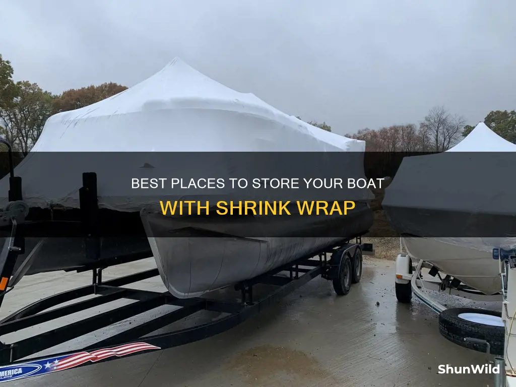 where do you put boat shrink wrap