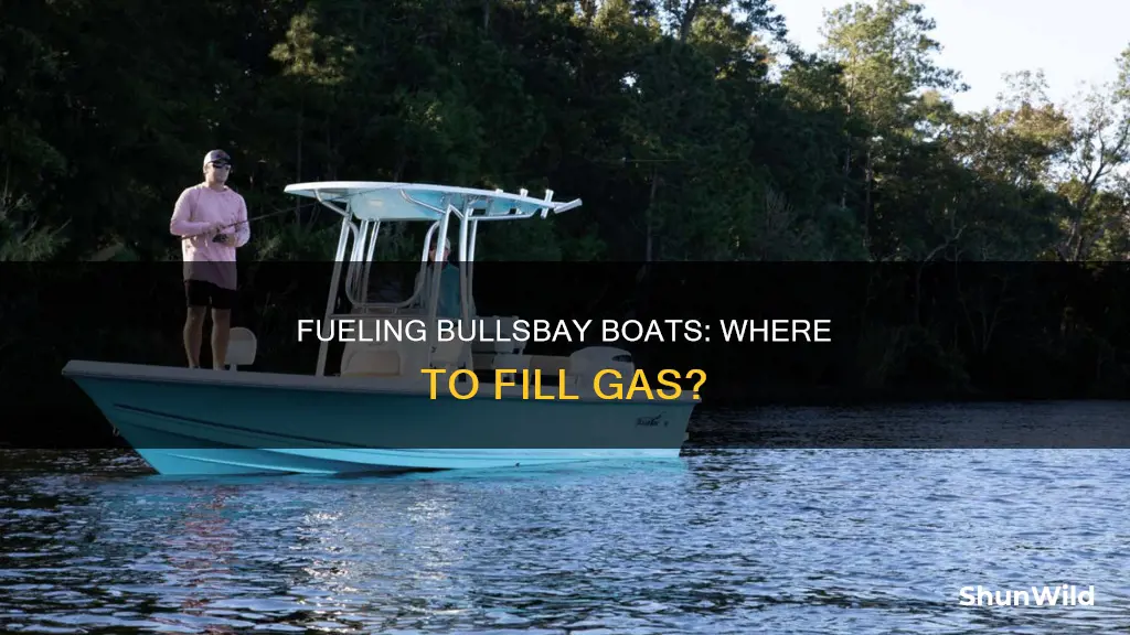 where do you put the gas in a bullsbay boat