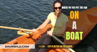 The Best Places to Put Your Boat's Oars