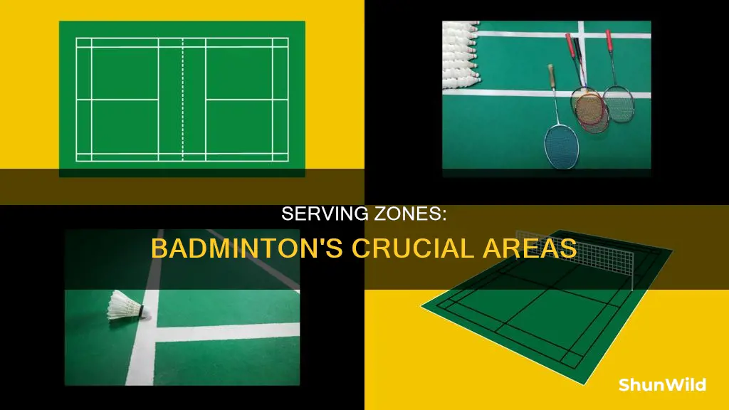where do you serve in badminton
